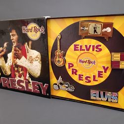 Elvis Presley's Limited Edition Hard Rock Cafe Collector's Pin Box Set