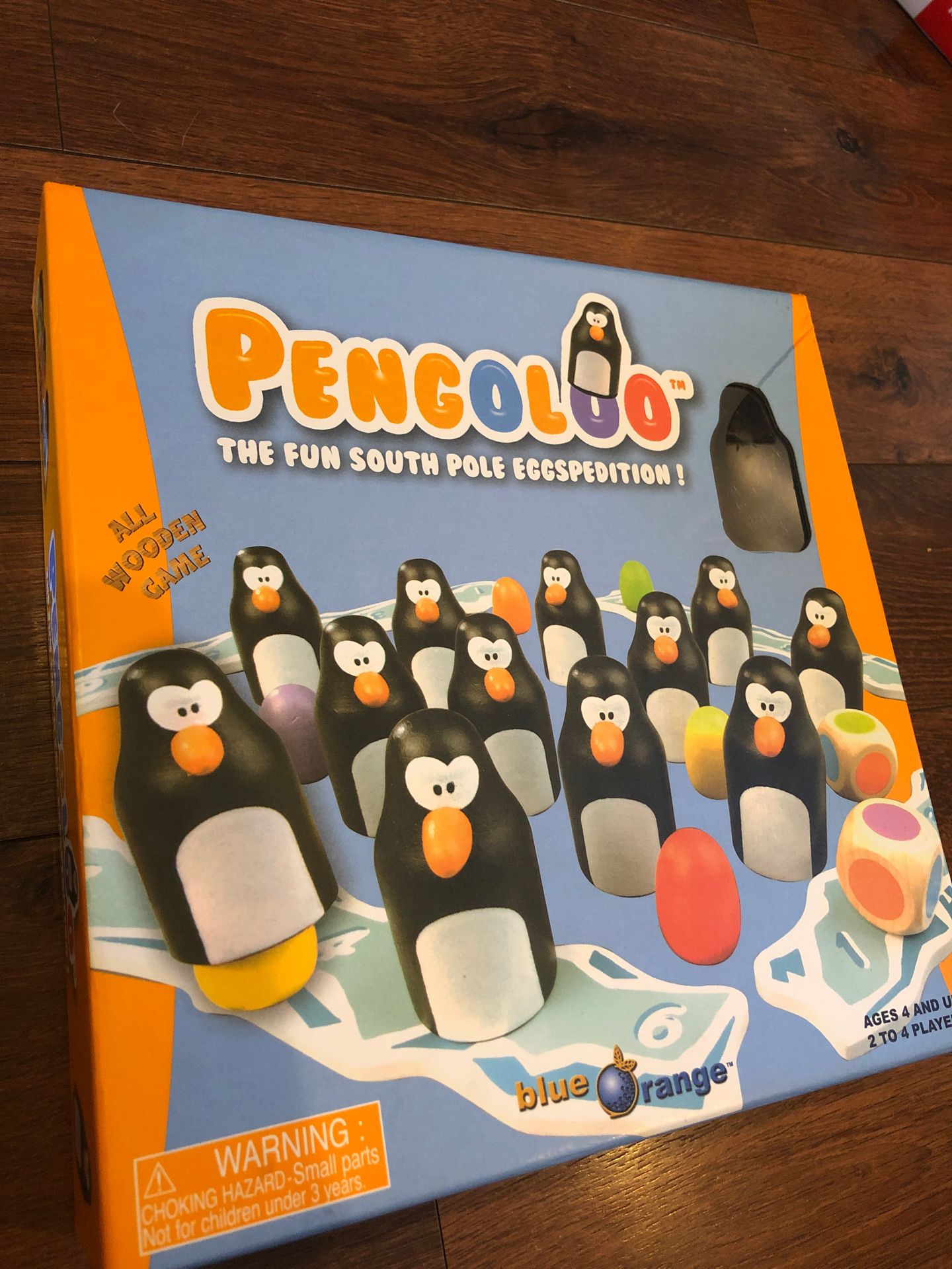 Pengoloo wooden game - ages 4 and up- 2 to 4 players