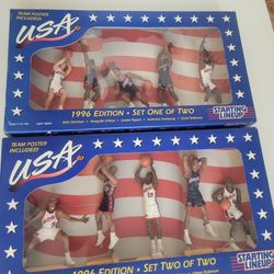 1996 USA OLYMPIC BASKETBALL TEAM Action Figures 