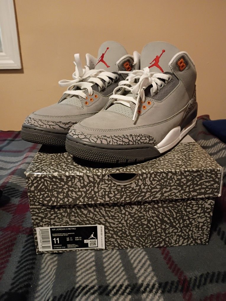 Jordan 3 Cool Grey