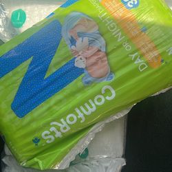 Size 1 Brand New Diapers Over 100  7bags 