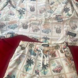 Shirt With Shorts Size Medium Both