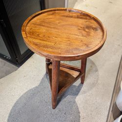 Imported Round End Table