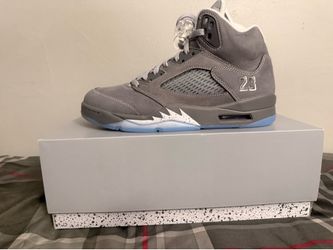 Air Jordan 5 Retro Wolf Grey Size 9 Men’s