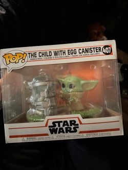 Funko Pop Deluxe Star Wars The Child w/ Egg Canister #407