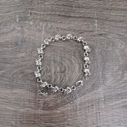 Gothic Style Skull 💀 Metal Bracelet 