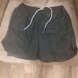 Blue Workout Shorts