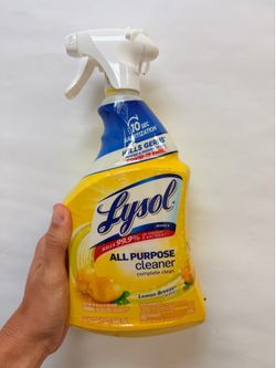 New Lysol all purpose cleaner lemon breeze scent
