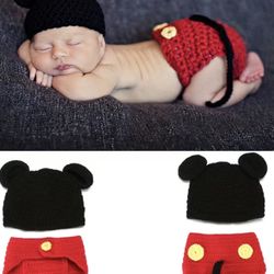 Mickey Mouse Newborn Crochet