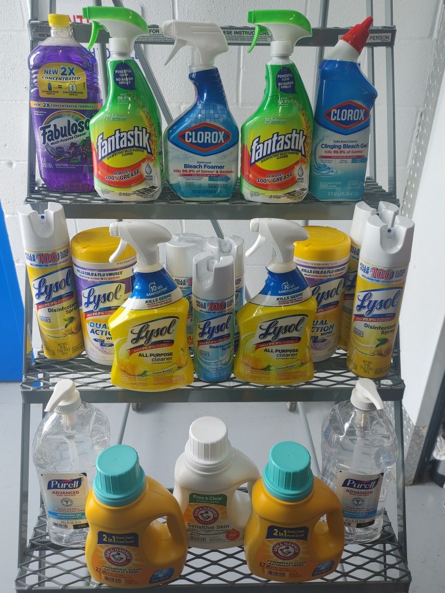 Disinfecting & Cleaning Bundle (Lysol, Clorox, Fantastic, Arm&Hammer, Fabuloso)