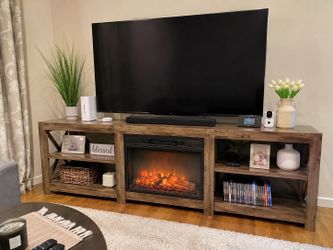 Soporte de TV - chimenea eléctrica
