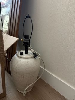 Ceramic Table Lamp Base No Shade