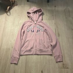 Pink Aeropostale Zip Up Hoodie