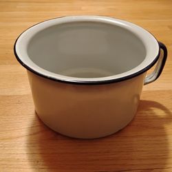 Antique Enamel Ware Chamber Pot