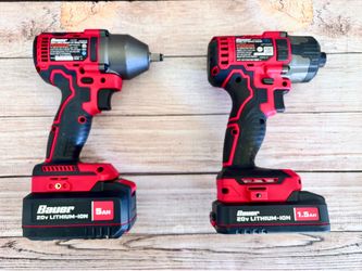 Bauer 1/4” Impact Driver & 3/8” Impact Wrench Brushless