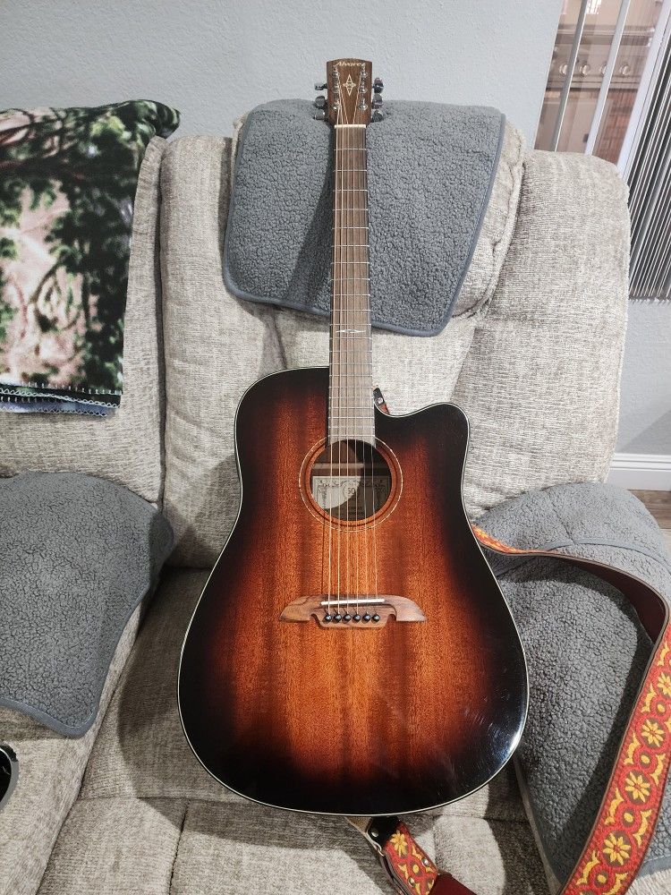 Alvarez guitar.
