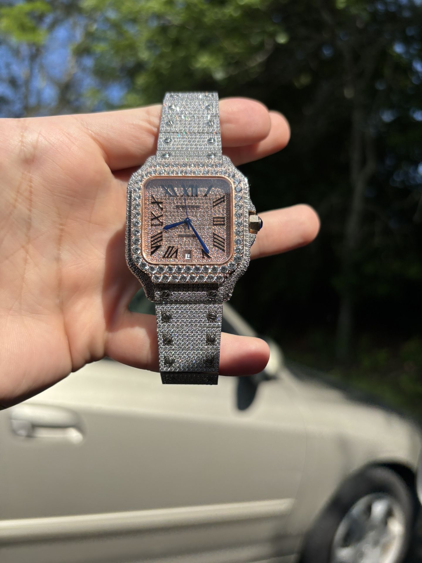 Moissanite Cartier Watch