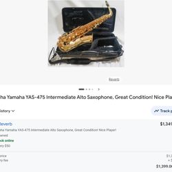 Yamaha YAS-475 Alto Saxophone