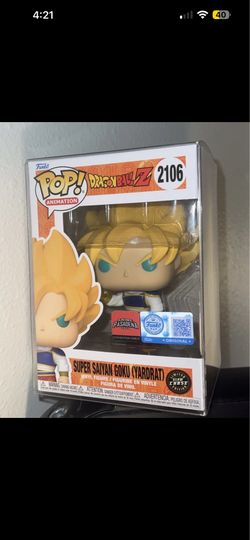 Funko Pop Goku Yardrat Glow Chase Anime Pasadena Con Sticker Exclusive