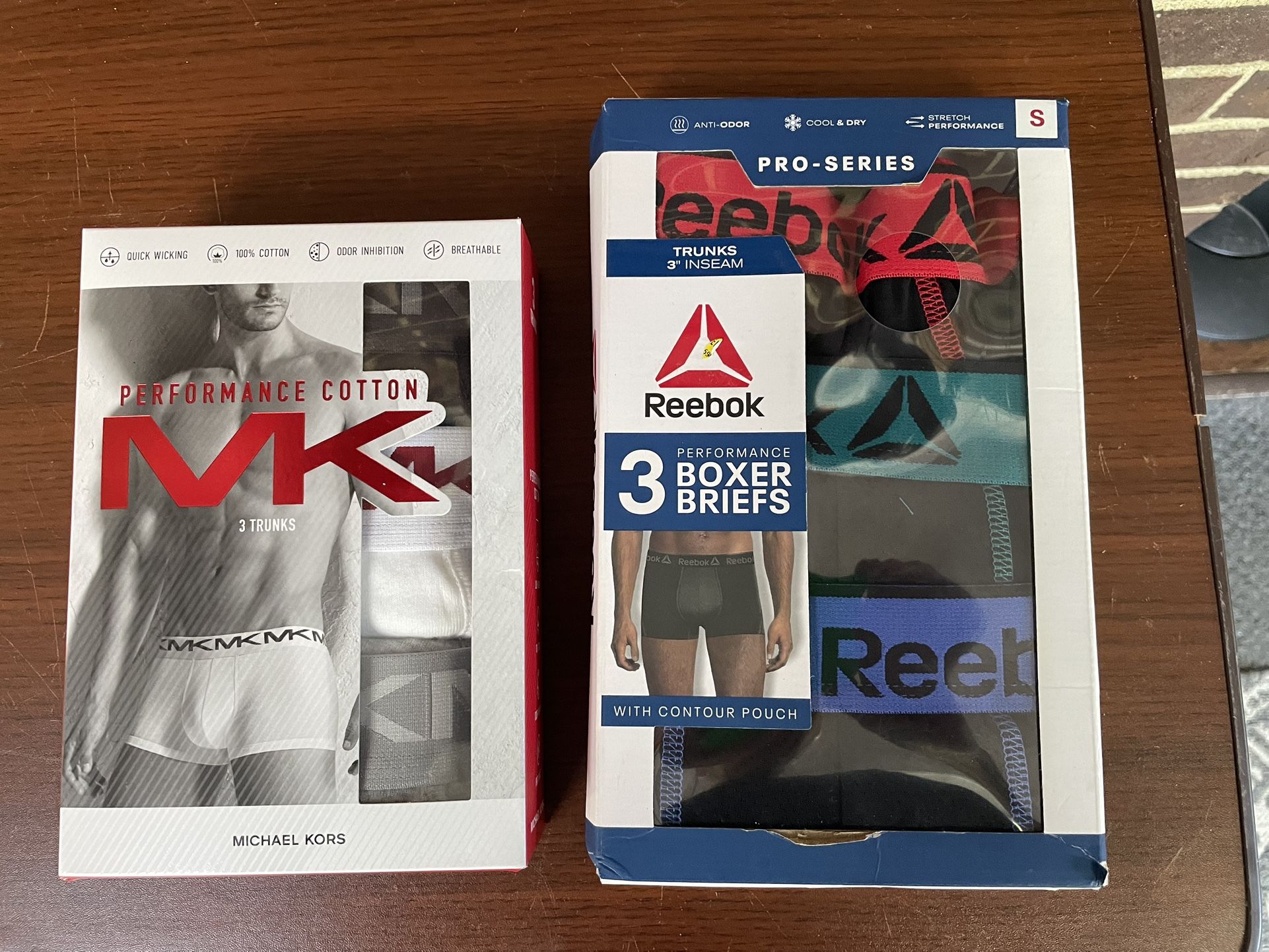 Mens Underwear  Michael Kors & Reebok New In Box 