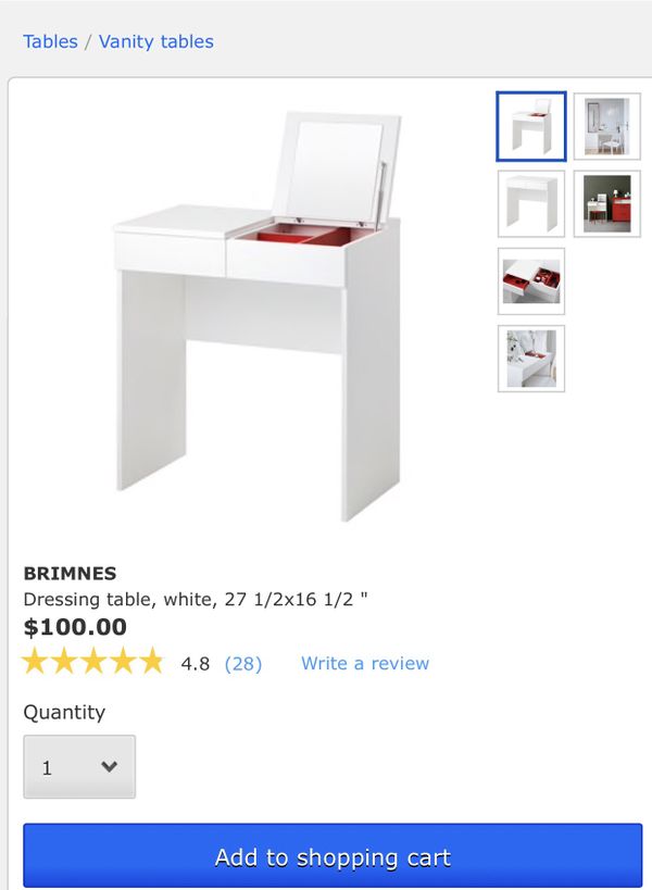 Ikea Brimnes Dressing Table Makeup Vanity For In Glendale Ikea Brimnes Dressing Table Makeup Vanity For In Glendale Ca Offerup