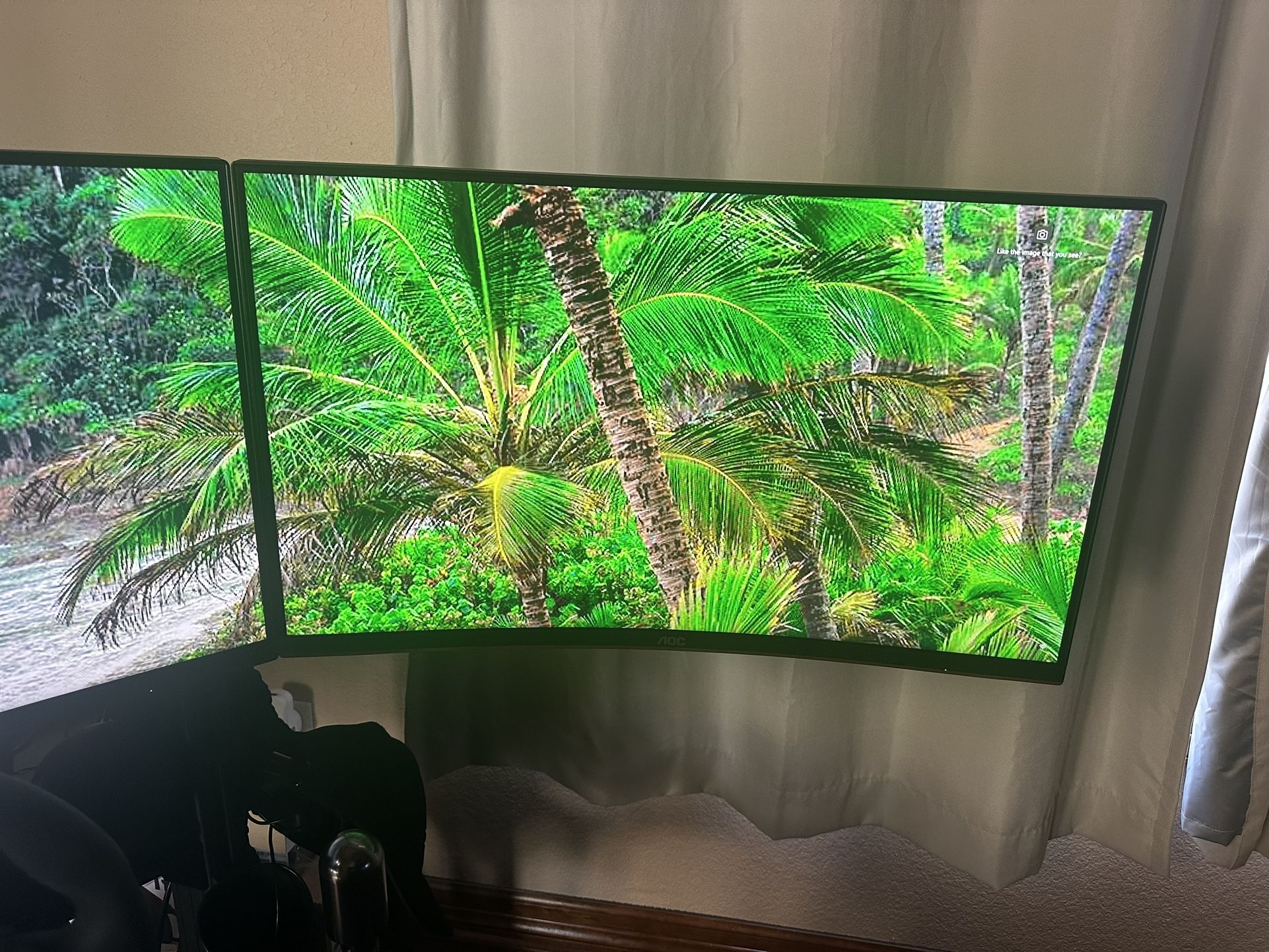 32" Monitor ,curved  frameless 1800R , 1ms, 144-Hz, Full HD Gaming Monitor