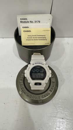 Casio G-Shock GW-6900A-7 White Tough Solar Multi-Band 6 Watch w/Box & Papers