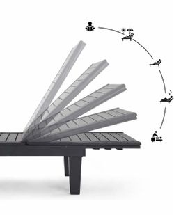 Outdoor Adjustable Lounge Chair