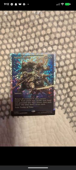 Turtles in Time Fractured Foil Magic the Gathering Card