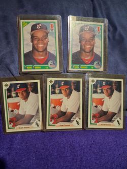 5 Frank Thomas rookie baseball card