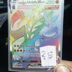 Pokemon Rapid Strike Hershey View VMAX 