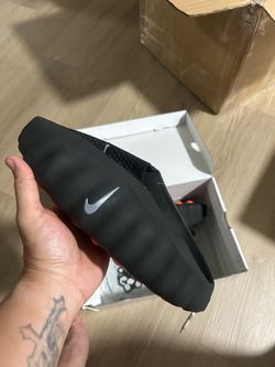 Nike Mule Slide Sandals Black Orange size 8,9,10,11,12 men