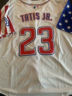 SD Padres Independence Day Tatis Jersey. New. Xl