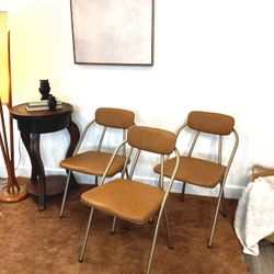 VERY COOL 1950’s Folding Seat/Chair Set of 3