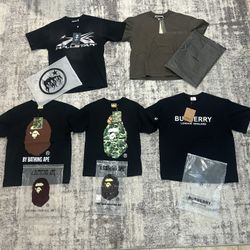 designer shirts ( singles and all ) 