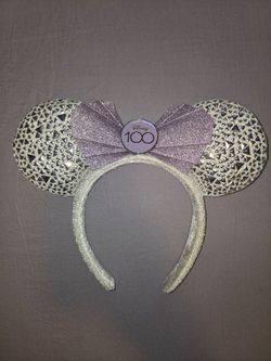 Disney 100 Minnie Mouse Ears Headband
