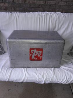 Old 7up cooler