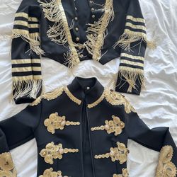 Black and Gold Embroidered Jackets