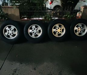 6 lug Chevrolet Silverado rims 16”