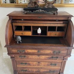 Antique Roll Top Desk
