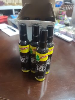 10 little trees spray (black ice)