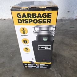 New Garbage Disposal 