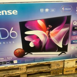 50" Screen QLED SMART 4K ULTRA HDTV BY HISENSE. 1 YEAR WARRANTY 