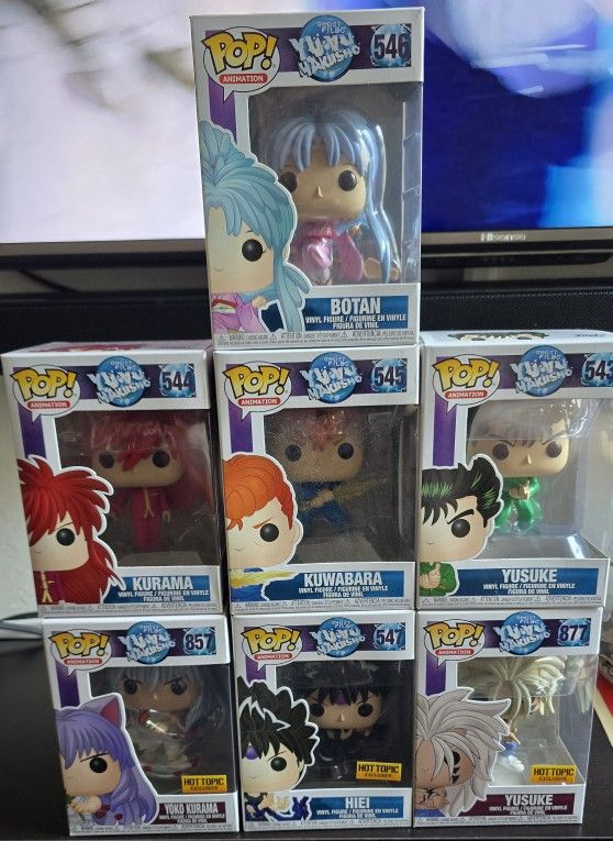 Yu Yu Hakusho FUNKO POPS Complete Set