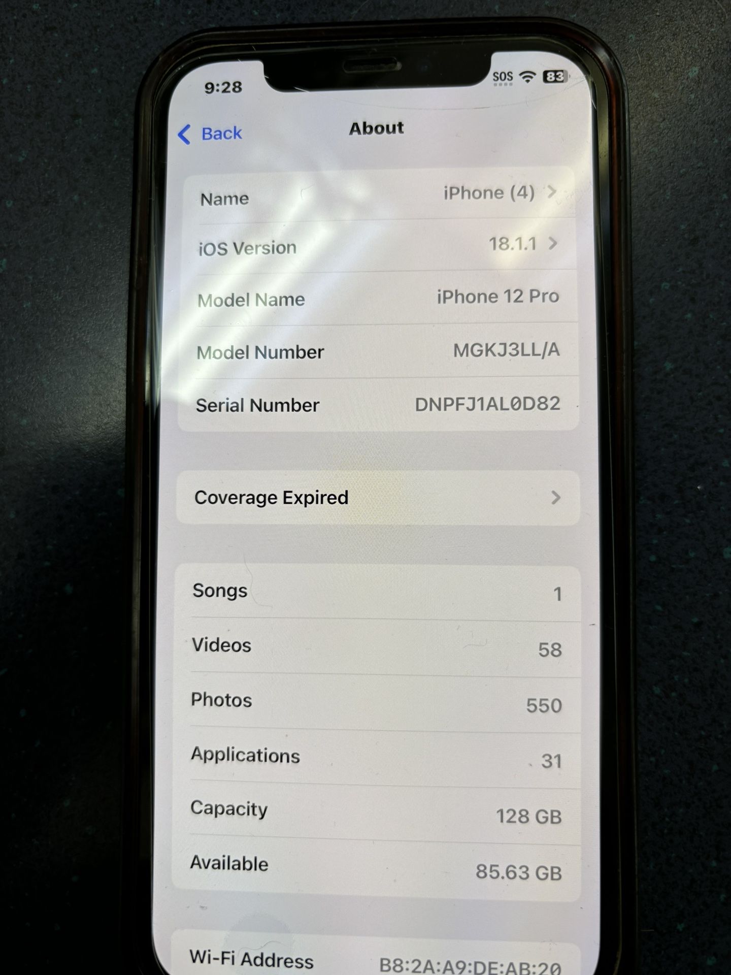 Used iPhone 12 For 280 Dollars