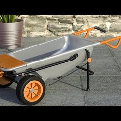 Worx WG050 Aerocart 8-in-1 Yard Cart / Wheelbarrow / Dolly