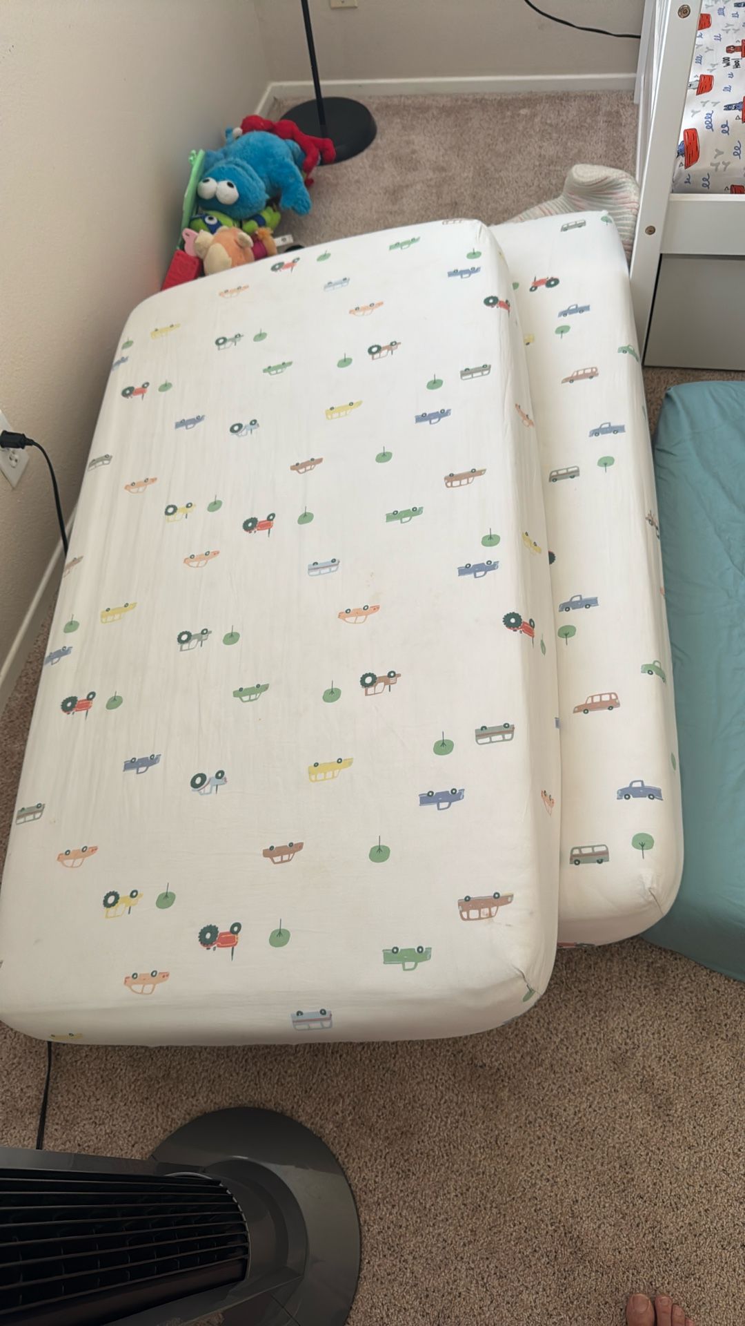 Two Grago Crib Mattresses With Protectors For Free