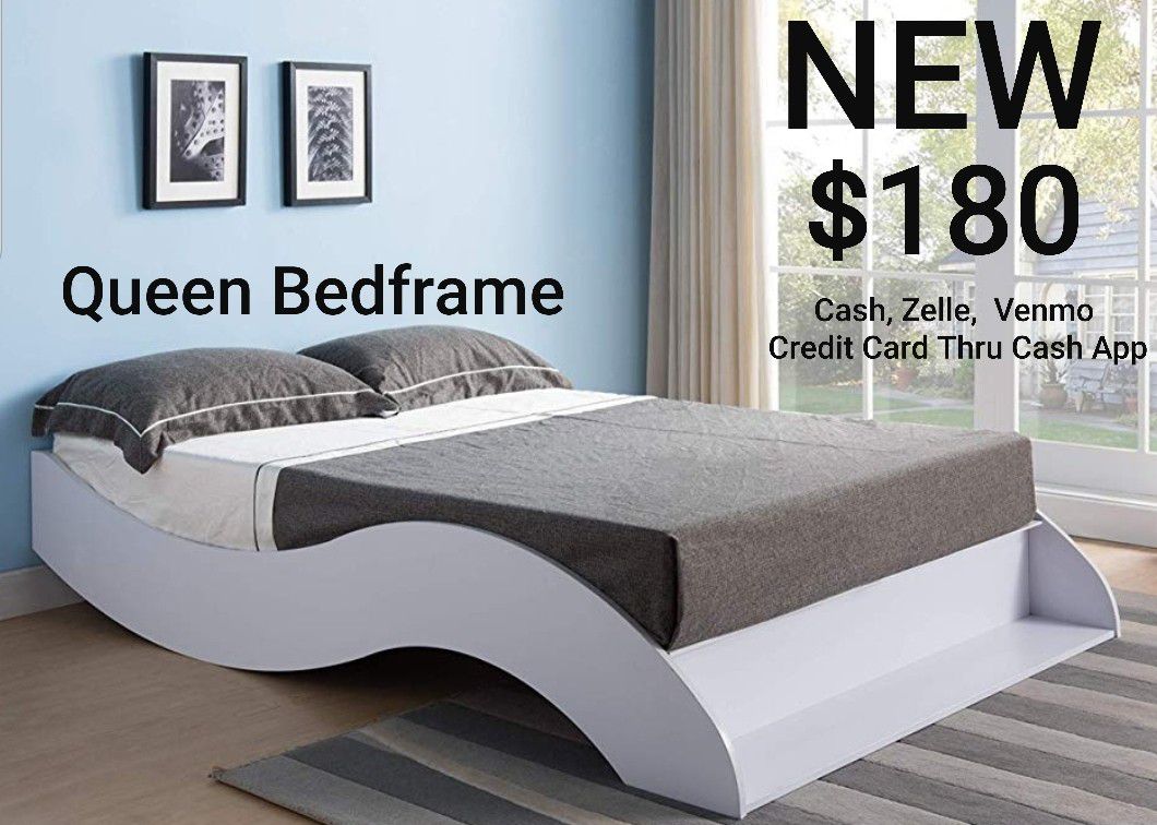 Queen Bed Frame in White
