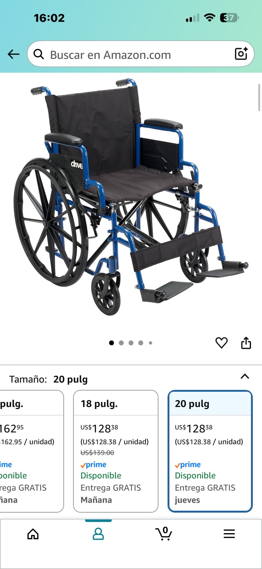 20 inch Wheelchair, Unopened, New