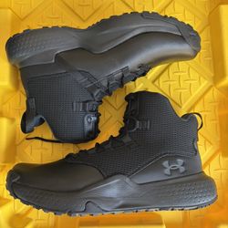 Under Armour Men's Micro G Stellar Mid Military and Tactical Boot